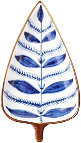 Placas japonesas de hemóton 1 pc em forma de folha pratos de molho em forma de cerâmica em estilo