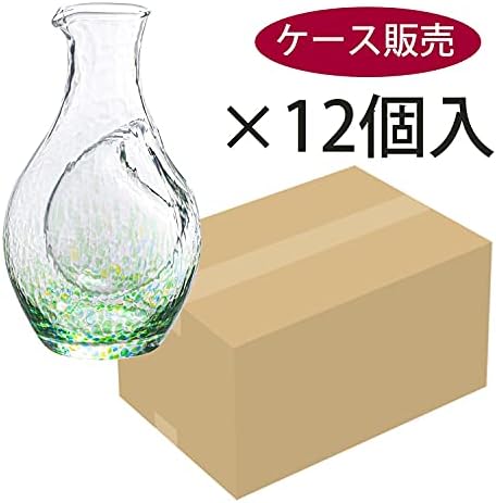 Toyo Sasaki Glass N61519-D04 Tokuri Water Color, fria cafeteira, cor da floresta, feita no Japão,