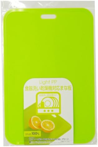 Pearl Metal C-818 Conselho de corte, ML, verde, lava-louças seguro, PP leve, fabricado no Japão