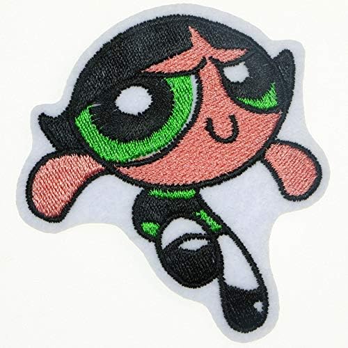 JPT - Super Hero Girl Personagem desenho animado Apliques bordados Ferro/costurar em patches Badge de logotipo