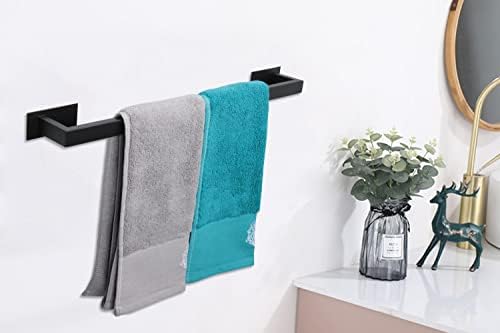 Toalheira do banheiro da vã barra de toalhas Auto -adesivo, sem rack de toalha de perfuração fácil de