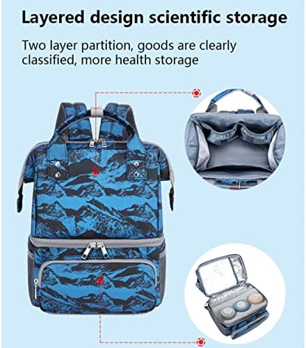 Cooler de mochila portátil de Jeekoudy, mochila isolada à prova de vazamentos, bolsa refrigeradora à prova d'água leve de grande capacidade para mulheres para trabalhar com piqueniques de almoço de camping