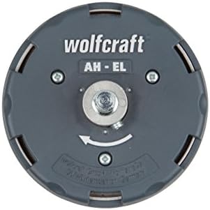 Wolfcraft 5983000 Sierra Corona AJustable Para Instalação Elécricas em Construcción Seca, Profundidad de Corte 30