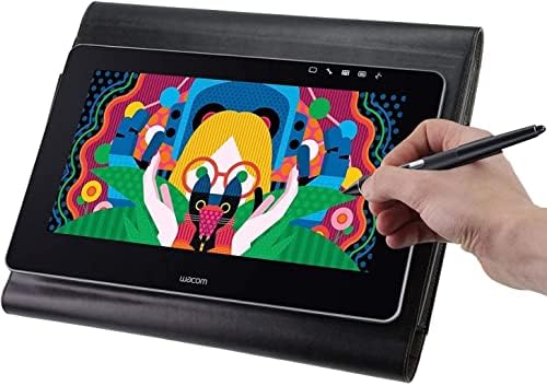 Broonel Leather Graphics Tablet Folio Case - Compatível com Wacom Intuos M Pistachio, Bluetooth Pen Tablet