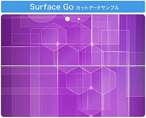 capa de decalque igsticker para o Microsoft Surface Go/Go 2 Ultra Thin Protective Body Skins 000421 roxo