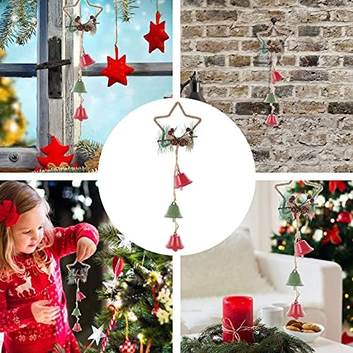 Bestoyard 1pc Christmas Bell Pinging Jingle Bell para Decoração de Natal para Casa para Festa Decorações de Natal Decoração de Casa de Natal