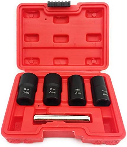 Nortools 13 PCs 3/8 ”Dr. Broken Spot Disped Bolt and Nut Extrator Remover Thread Tool Kit Set Metric and SAE