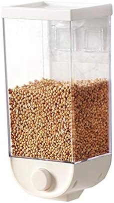 Dispensador de recipiente de grãos montados na parede, dispensador de alimentos secos, usado para alimentos secos, nozes, doces, feijão, comida de gato, comida de cachorro