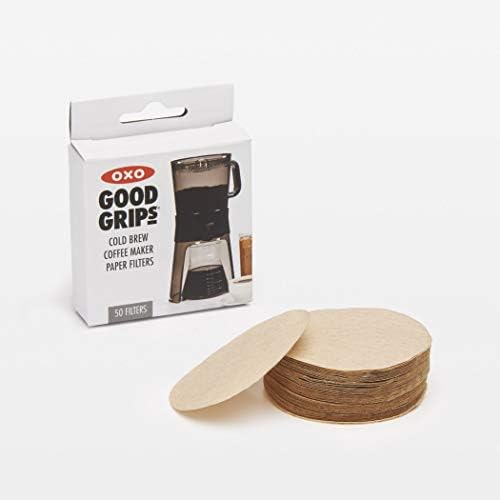 Oxo Good Grips Cafeteira Papel de substituição de cafeteira, marrom, por caixa, 50 ct, filtros de cerveja a