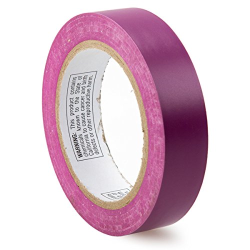 Accuform Ptm613PR Accuforform Vinyl Color Banding Tubs Marking Fita, 1 W x 108 'l, roxo