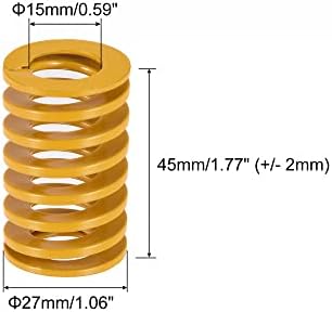 UXCELL 3D PRIMPERNA MULA DA PRIMEIRA, 27 mm OD de 45 mm de comprimento 4pcs Stampamento espiral