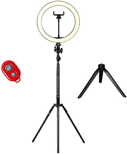 Selfie da luz do tripé e com suporte do anel de célula do telefone Stand Stand 10 polegadas LED LED LED LUZ