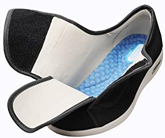 Sapatos de largura de largura femininos de Strywoik - Walking Ajustável Sapatos de diabetes femininos