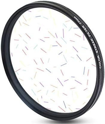 Desenho colorido colorido do ZSEDP 77 mm 82mm Filtro de lente Raio estrela do filme Widescreen Filty Filter Micro SLR Acessórios para câmera