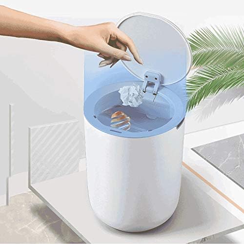 Lxxsh lixo inteligente lata de lixo doméstico à prova d'água para a sala de estar banheiro de cozinha 8l