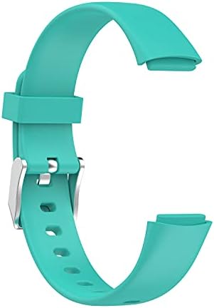 Bandas de reposição compatíveis para mulheres de luxo Fitbit, banda de silicone esportivo compatível com pulseira