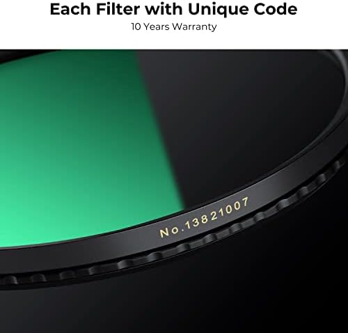 K&F Concept 82mm polarizadores circulares filtro super slim com 36 revestimentos de várias camadas, filtro de filtro