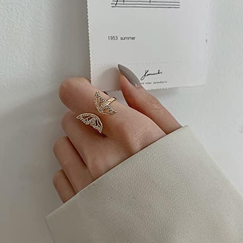 2023 Novo anel de jóias de jóias de jóias de arco aberto Presente de noivado de noiva Anel de festas do anel