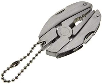 Lucky Line U10701 Snapper de Utilicarry de várias ferramentas, anel de aço inoxidável 6-em-chave com chaves