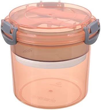 Boddenly Portable Reutable Parfait Cups com tampas de iogurte copo com capa de cereal ou aveia de aveia à prova