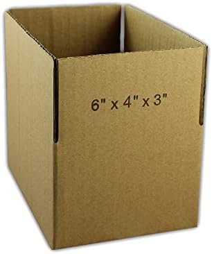ECOSWIFT 50 6X4X3 Caixas de embalagem de papelão corrugadas Mailando caixas de remessa movendo caixas