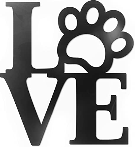 Vivegate Love With Paw Print Wall decor