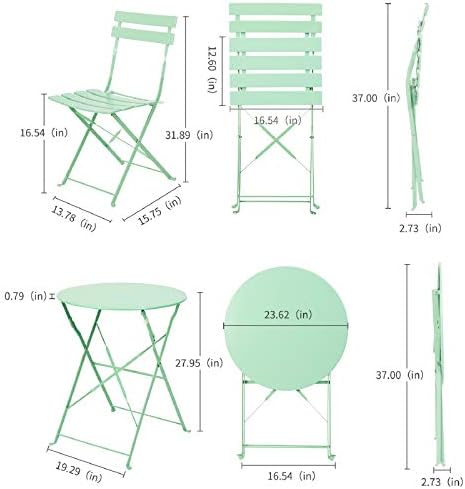 Patio Choice Patio Bistro Set, conjuntos de móveis para pátio ao ar livre, conjunto de pátio de 3 peças
