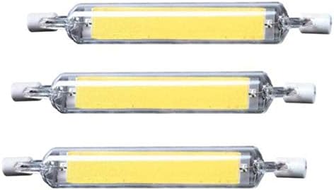 R7S 78mm lâmpadas LED 3 pacote de embalagem preta 15wCool branco 6000k R7S Bulbos de led de LED J-TYPE 120V T3 R7S BAS