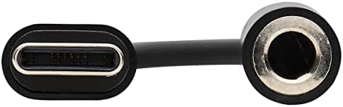 Tripp Lite USB-C a 3,5 mm Adaptador de fones de ouvido, Thunderbolt 3 USB tipo C-Compatível com Android,