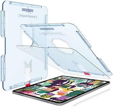 Protetor de tela de vidro de seda de seda bioton compatível com iPad Pro 12.9 6 /5 / 4ª / 3ª geração [ferramenta