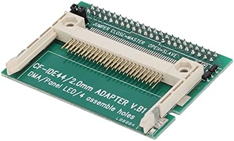 Adaptador Lazmin112 Card CF para unidade de disco rígido feminino de 2,5 de 44 pinos, para Linux for DOS para Windows, para laptops com slots de IDE e mini ITX Tipos I, II e Microdrive Flash Compact