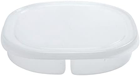 Caixa de armazenamento de geladeira com tampa com tampa de quatro divisões de cebola e alho sub -placar refrigerador de meateira recipiente de chá de chá para geladeira para geladeira