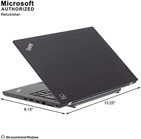 Lenovo ThinkPad T470 Laptop de negócios de 14,0 polegadas, Intel Core i5-6300U até 3,0 GHz, 8G DDR4, 512G SSD, HDMI, Thunderbolt 3, USB 3.0, Windows 10 Pro 64 Supuções de bits inglesa/espanhol/francês