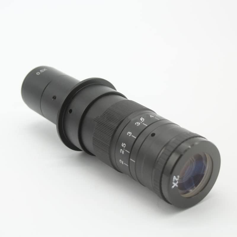Acessórios para microscópio de laboratório 10x-360x ampliação ajustável 25 mm lente de montagem c-montagem
