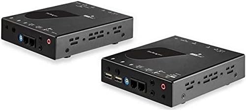 Startech.com HDMI KVM Extender sobre IP - 4K 30Hz HDMI 2.0 e USB sobre IP LAN ou CAT5E/CAT6 Ethernet -