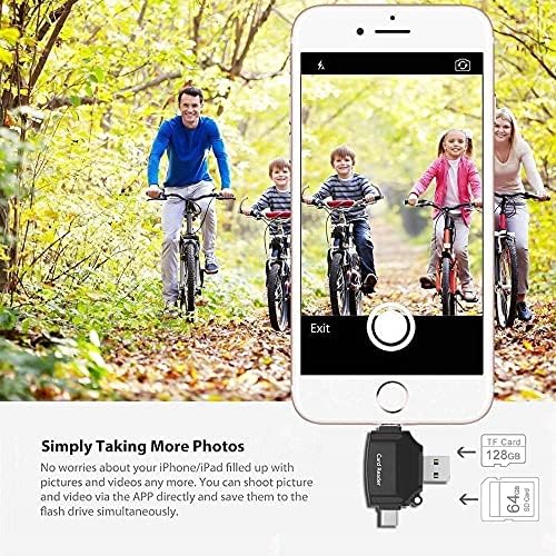 Boxwave Gadget Smart Compatível com Motorola Moto G13 - AllReader SD Card Reader, MicroSD Card Reader
