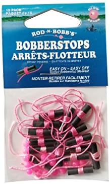 Rod-n-Bobb's Bobber Stops & Beads 15 pack-rosa