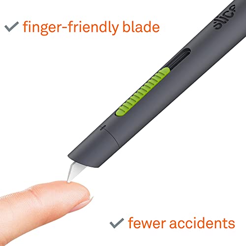 Corte de caneta 10512, lâmina de cerâmica automaticamente retrocável, faca de segurança e cortador