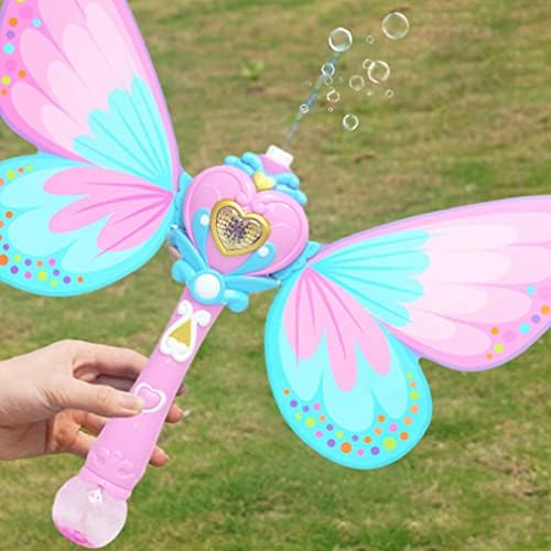 Nirelief 1pc Bubble Wand Princess Butterfly Bubble Machine Bubble Blower Buys Toys Gifts for Little Girls