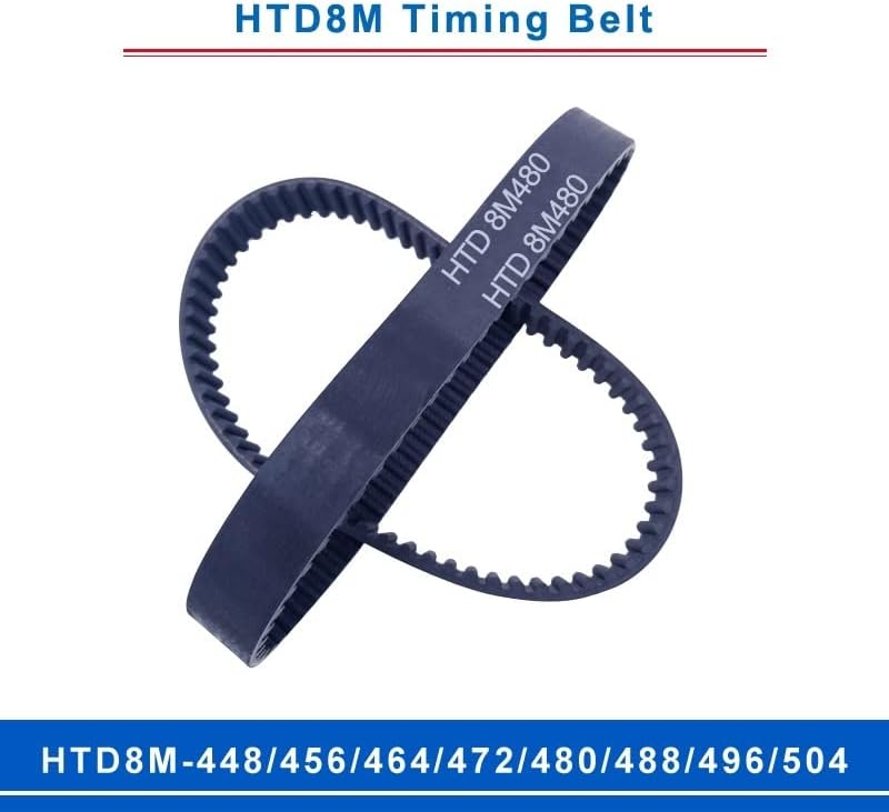 Cinturões de tempo de 2pcs premium de Zhengguifang, htd8m-448/456/464/472/480/488/496/504 largura circular