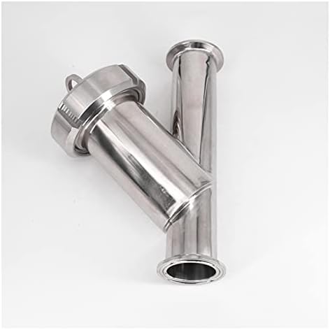 3/4 1 1-1/4 1-1/2 Diâmetro externo do tubo x 1,5 Filtro de água em forma de Y Sanitary de três lã 316L de aço inoxidável de aço inoxidável.