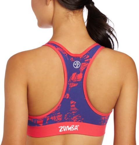 Zumba Fitness LLC Feminina Pretty in Print V-Bra Top