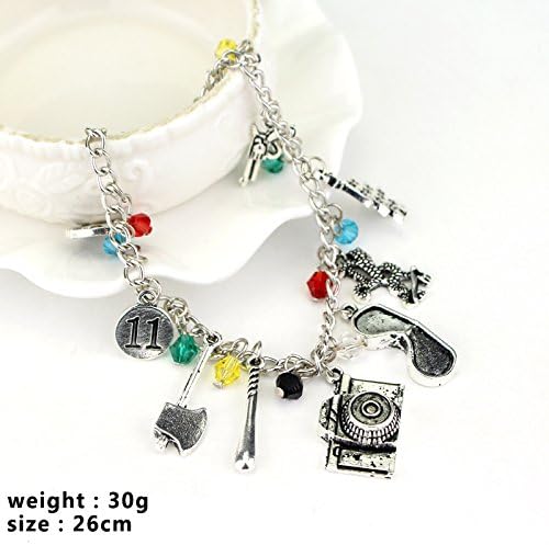 Comelyjewel Stranger Things Charm Bracelet by ST Jewelry Merchandise com estilo impressionante em