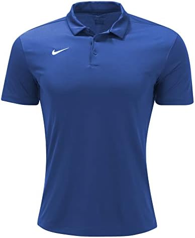 Nike mass dri-fit manga curta camisa pólo azul céu