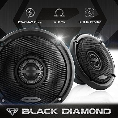 Black Diamond DIA-525.2 5,25 Alto-falante coaxial 2 Way 80 Watts 4-OHM