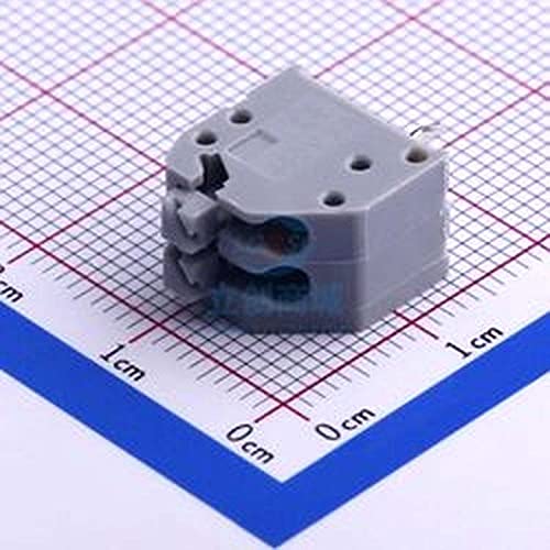 10 PCS PIN: 23,50mm Proteção ambiental de cobre Plug reto Tipo de mola de agulha reta Terminal P = 3,5 mm 3,50 mm KF250-3.5-2p-1