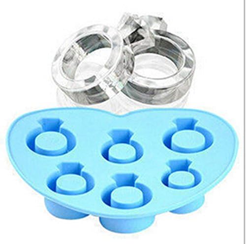 Mini novo molde de silicone anel de noivado 3D para amor FDA Bolo de chocolate Ice Silicone Mold Jelly Pudding Moldes