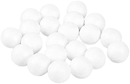 Ornamentos de bola diy feitos artesanais bolas de espuma de poliestireno Bola de espuma branca para projetos de briciro
