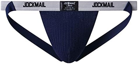 IIUs Jock Strap Briefs for Men Athletic Supports Desempenho Desempenho calcinha de correia de colheita confortável com bolsa calcinha