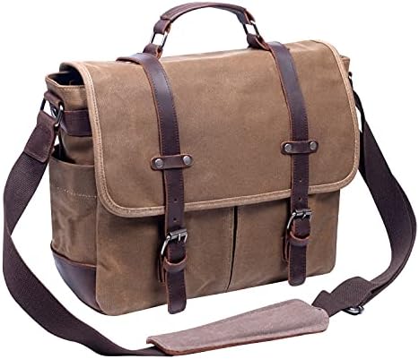 Bolsa de mensageiro para homens pastizadas de 15,6 polegadas para laptop Sacos de sacolas de bolsa de crossbody